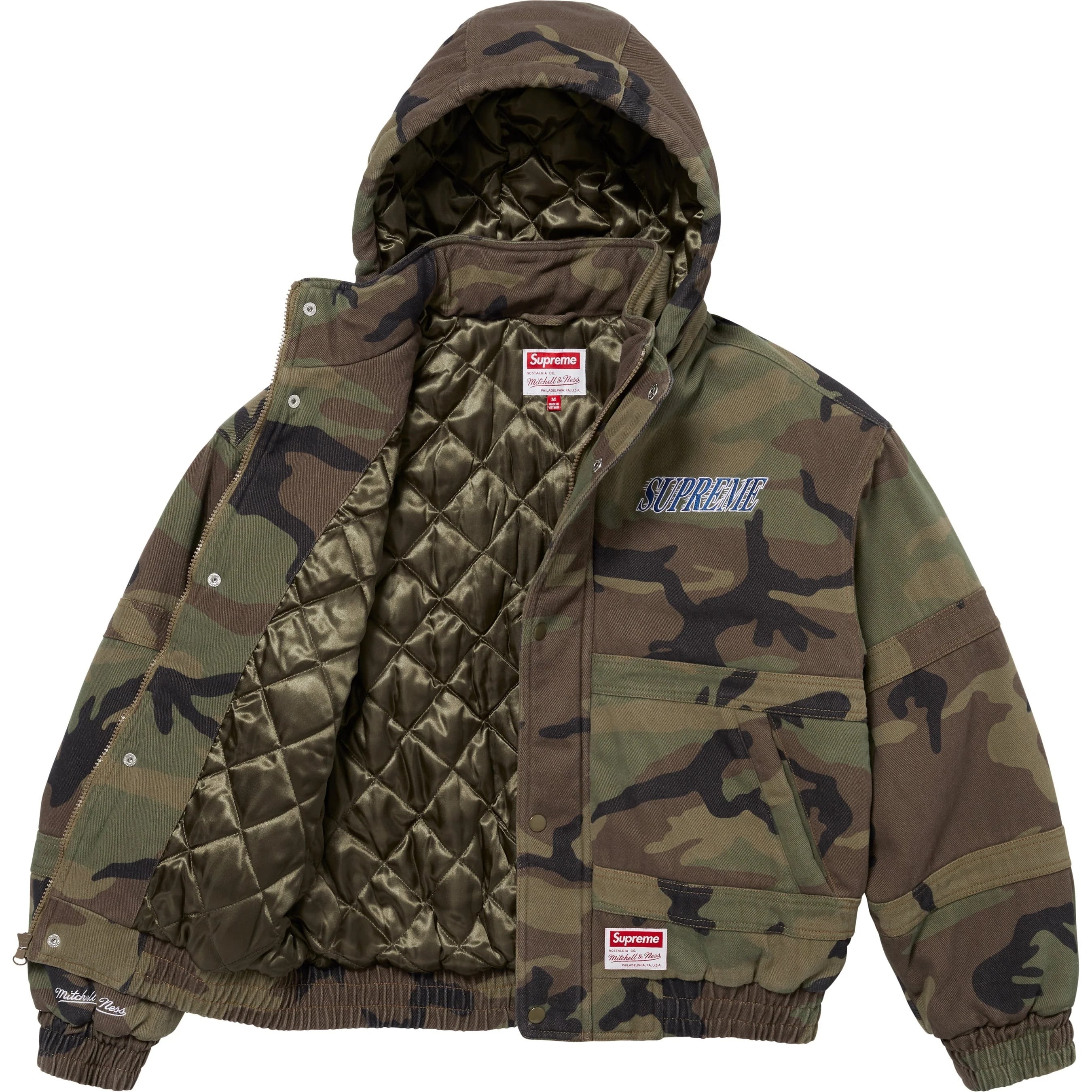 Supreme®/Mitchell & Ness® Twill Stadium Jacket view 17